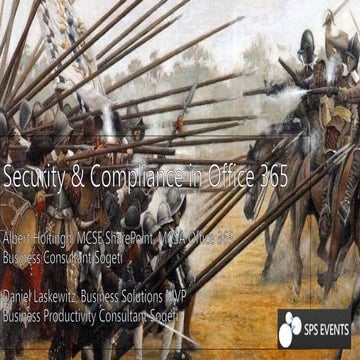 SPS Cambridge - Office 365 Security & Compliance