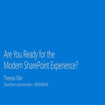 SPS Cincinnati Modern SharePoint Experience