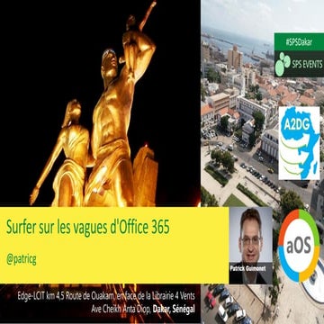 SPS Dakar 2018 - Surfer sur les vagues Office 365