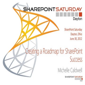 SPS Dayton Roadmap to SharePoint success