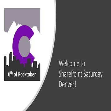 SPS Denver SharePoint Wizardry 2018
