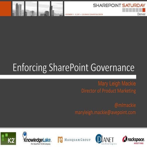 SPSDenver-Enforcing.SP.Governance