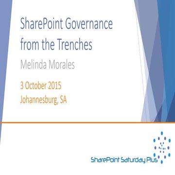 Guide to SharePoint Governance: An Overview | PDF