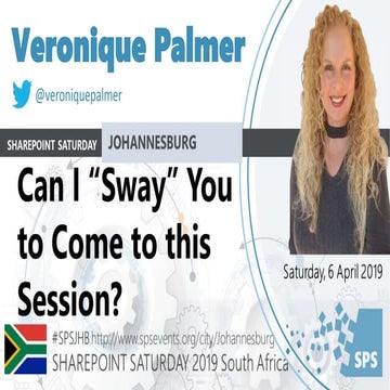 Can I "Sway" You to Come to this Session