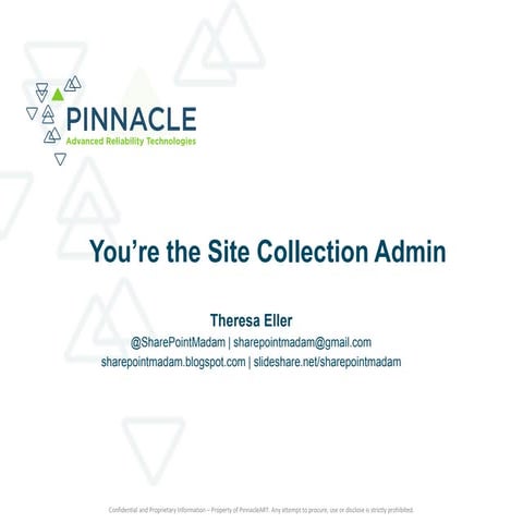 SPSLA - You are the Site Collection Admin
