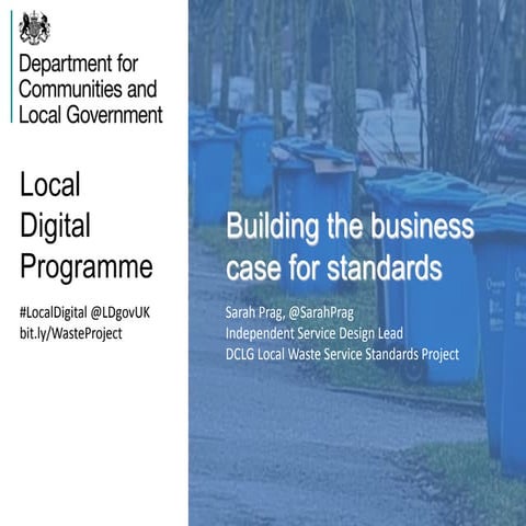 Making the business case - Alpha | Sarah Prag | October 2015