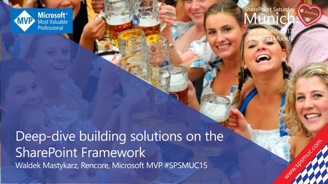 Deep-dive building solutions on the SharePoint Framework