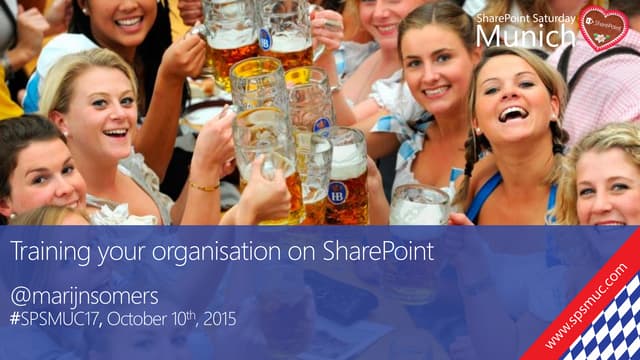 Training your organisation on SharePoint