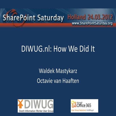 DIWUG.nl: How We Did It