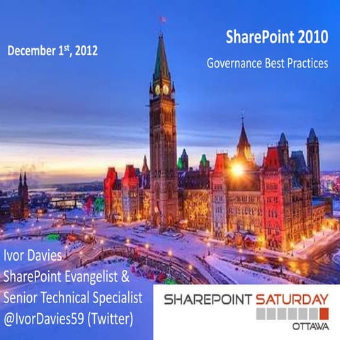 Sps Ottawa Share Point 2010 Governance Best Practices