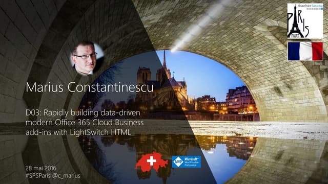 Rapidly building data-driven modern Office 365 Cloud Business add-ins with Li...