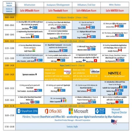 SPS Paris 2017 agenda