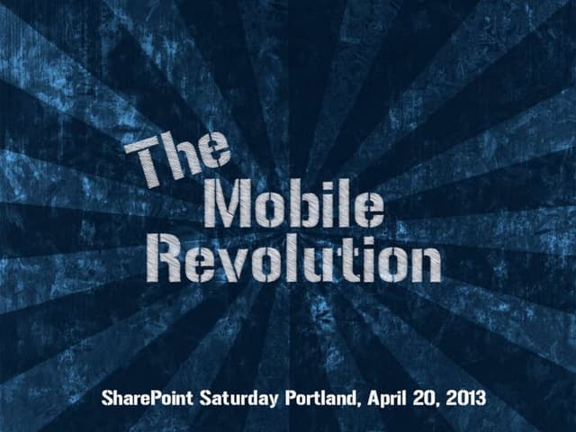 The Mobile Revolution