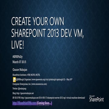 Sps philly 2015   create your own dev vm