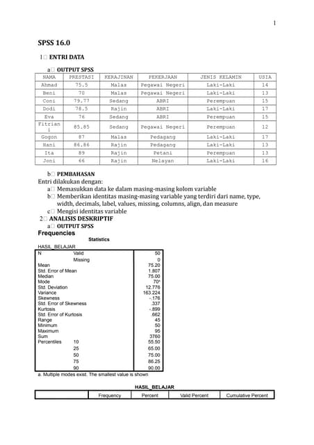 Introducing Spss Customer Overview