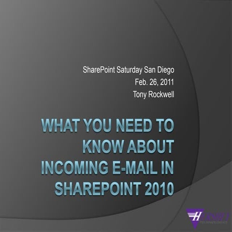 Configuring Incoming Emai