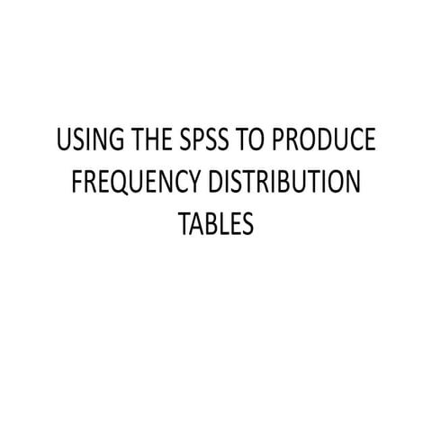 Spss lesson