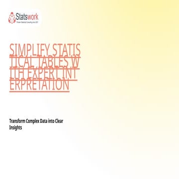 SPSS Results Table Interpretation & Analysis Services StatsWork.pptx