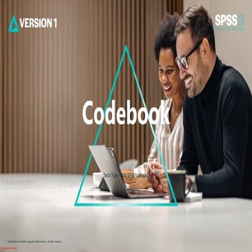 SPSS Statistics - Running a Codebook.pptx