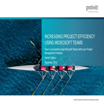 Increasing Project Efficiency Using Microsoft Teams