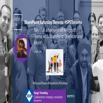 Take full advantage of Microsoft Teams with SharePoint, OneNote and more!