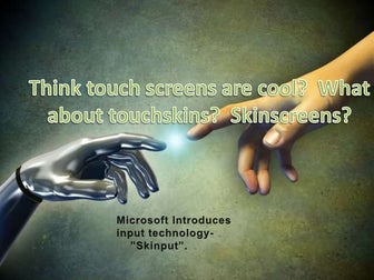 Skinput technology