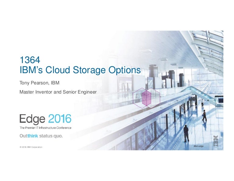 IBM's Cloud Storage Options