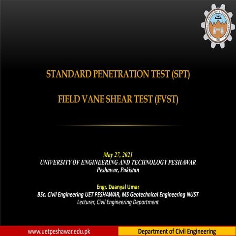 SPT and VST- By Daanyal Umar.pptx
