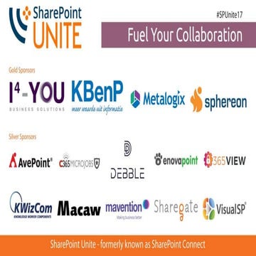 SPUnite17 - External Sharing in SharePoint Online