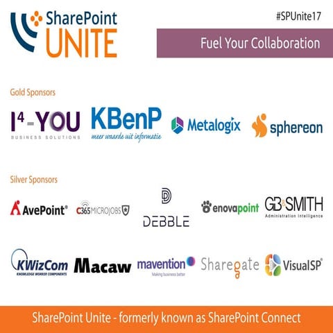 SpUnite17 Exploring Identity Management Options in Office 365