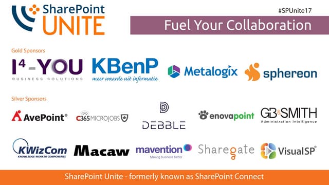 SPUnite17 Transforming your Organisation into a Digital Workplace