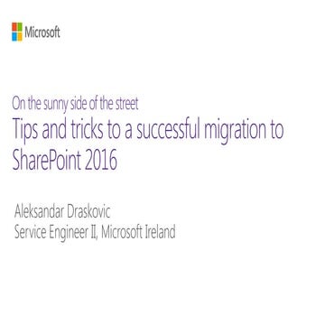 SPUnite17 Whats New for the SharePoint and Office 365 ITPro Community