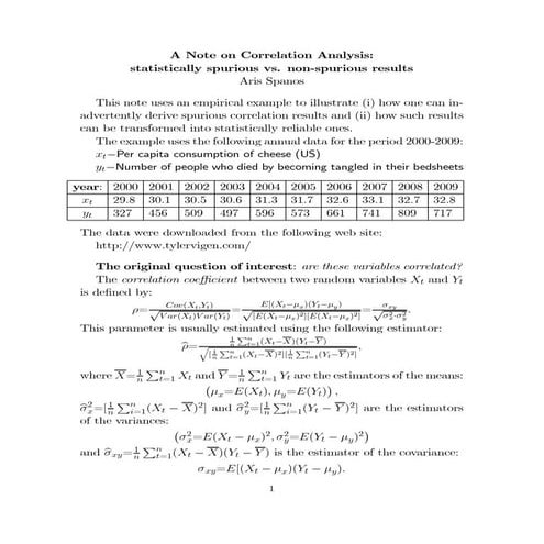 Spurious correlation (updated)