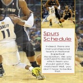 Spurs schedule