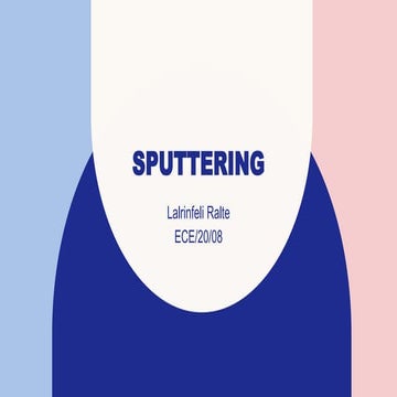 Sputtering ( Microelectronics & IC Technology )