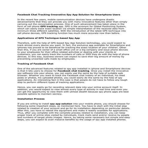 Spy App Presentation | ODP
