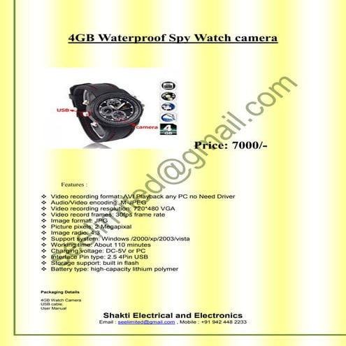 Spy camera | PDF