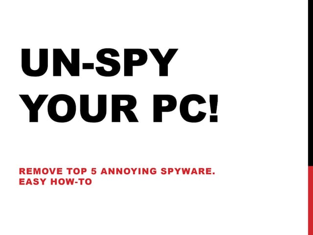 Spyware 5 best sale