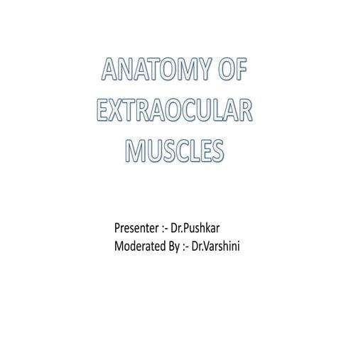 Inferior Oblique Overaction (IOOA) | PPTX