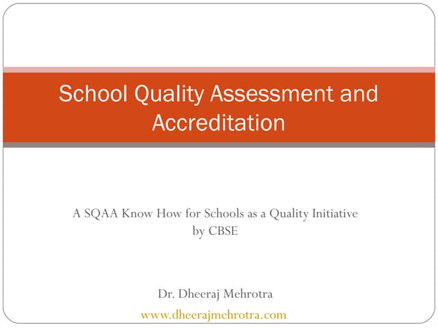 SQAA by CBSE