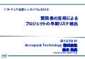 SQiP2012 - 質問表の活用によるプロジェクトの早期リスク検出