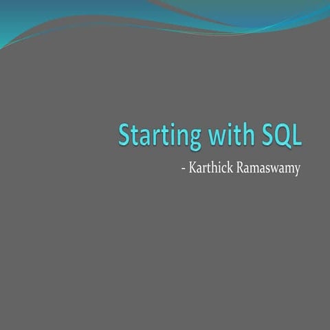Sql | PPT