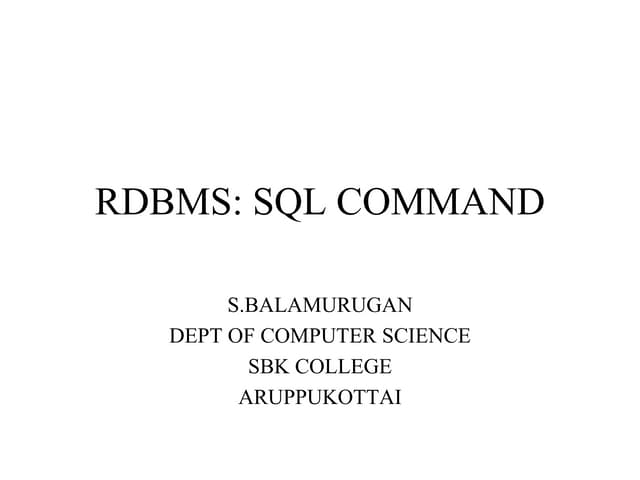 Sql