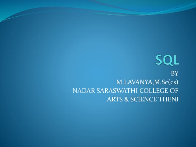 Sql