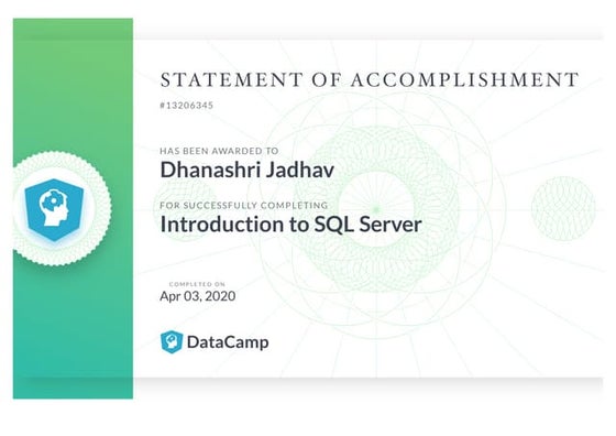 Introduction to SQL | PPT