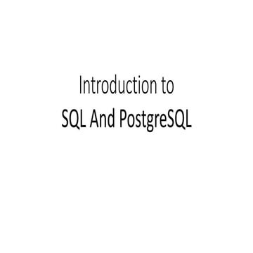 Sql | PPT