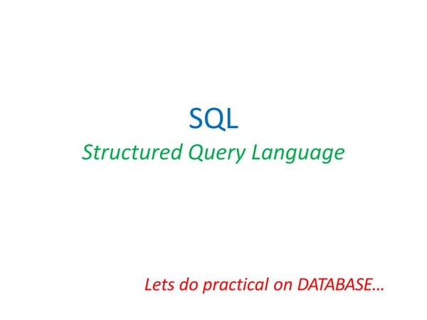 Sql queries with answers | PDF
