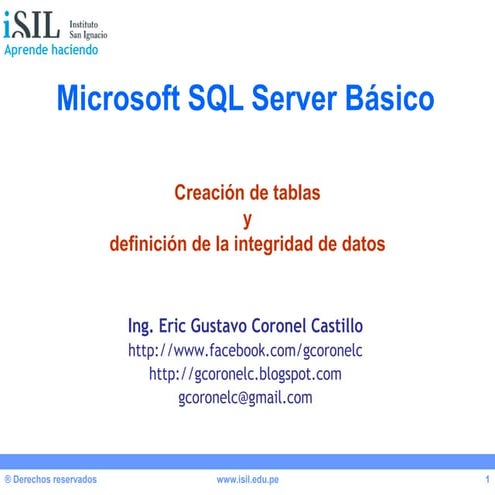 Sql 04 tablas
