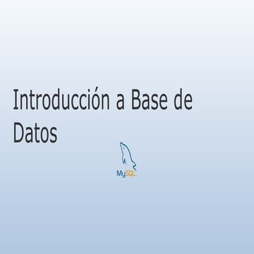 SQL INTRODUCCION BASICA MOSTRANDO LOS CONCEPTOS TEORICOS ANTES DE ...