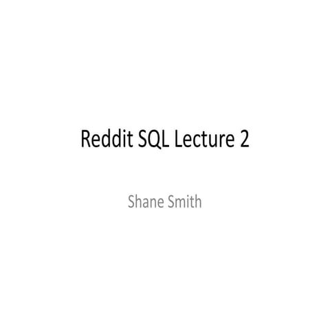 Sql2 | PPT